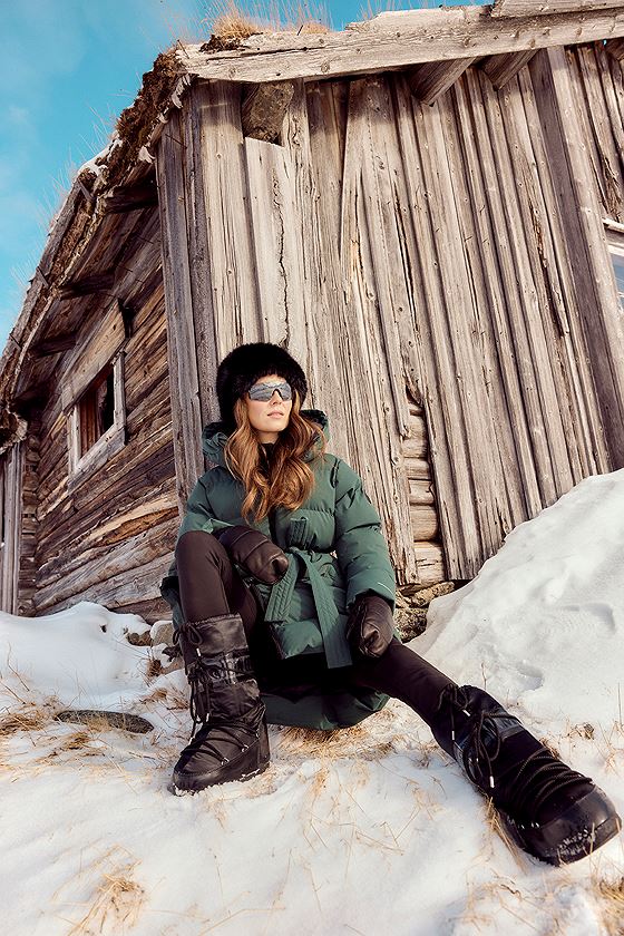 Twentyfour Mode Milla Parka D Dyp Grønn