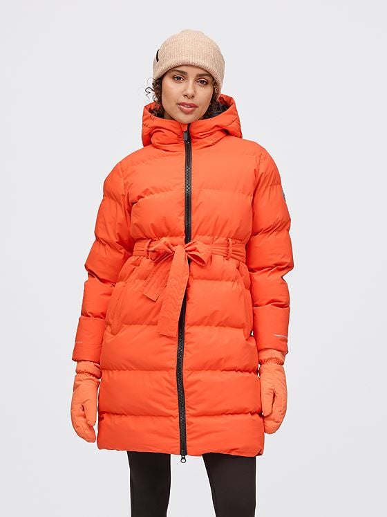 Twentyfour Mode Milla Parka D Tomatrød
