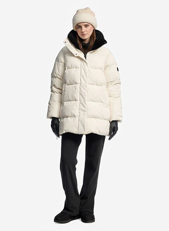 Twentyfour Mode Nea Parka D Gråhvit