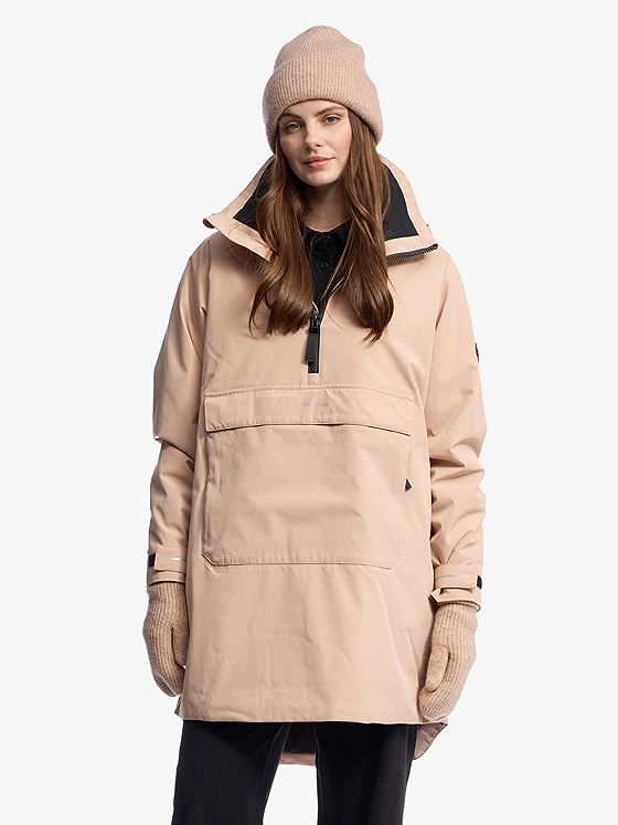 Twentyfour Mode Insulation Poncho D Mørk Beige