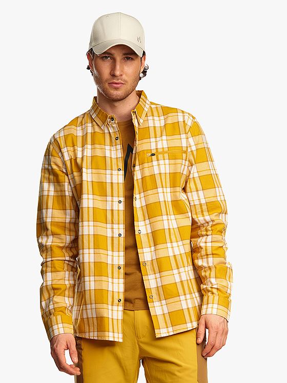 Twentyfour Mode Hike Skjorte H Sennep