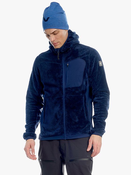 Twentyfour Isbre Air Fleece H Marineblå