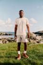 Twentyfour Venture Tee H Gråhvit