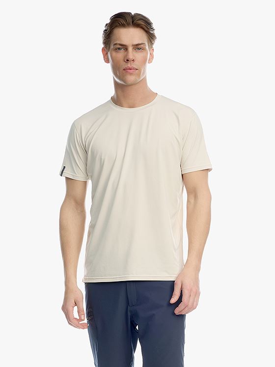 Twentyfour Venture Tee H Gråhvit