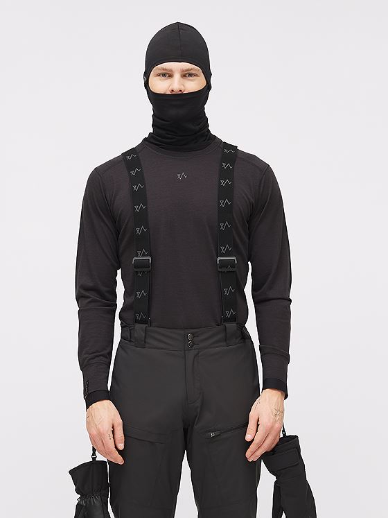 Twentyfour & Merino Balaclava Sort