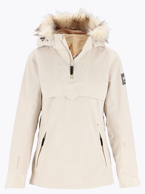 Twentyfour Finse 2.0 2-Lags Anorakk D Gråhvit