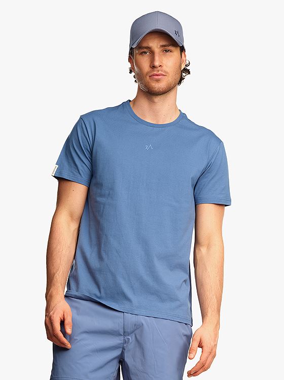 Twentyfour Mode T-skjorte U Mellomblå