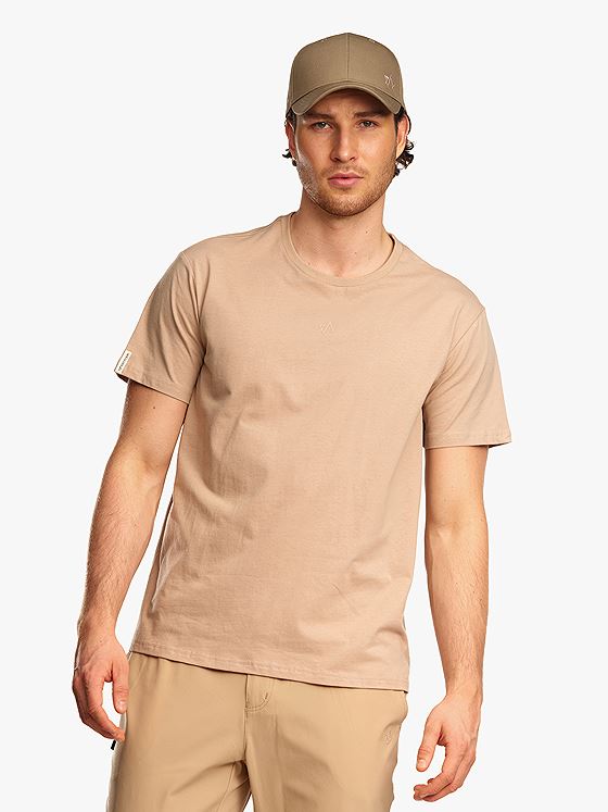 Twentyfour Mode T-skjorte U Sand