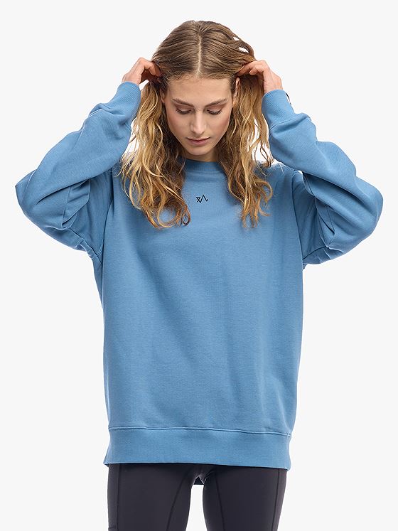 Twentyfour Mode Crewneck U Mellomblå