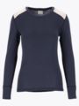 Twentyfour Finse Merino LS Topp D Blekkblå
