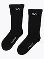 Twentyfour & Sportsokk Høy 2pk Sort