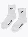 Twentyfour & Sportsokk Mid 2pk Hvit