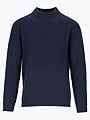 Twentyfour Mode Rib RN Sweater U Marine