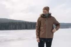 Finse 2.0 2-Lags Jakke H Mokka S Teknisk 2-lags jakke til herre