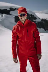 Isbre Lue Varm Rød Strikket lue i unisex