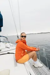 Loen 3-Lags Jakke D Tomatrød 36 Tynn og lett 3-lags jakke til dame