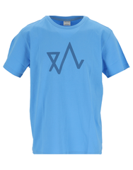 Logo T-skjorte H Asurblå S T-skjorte i bomull til herre