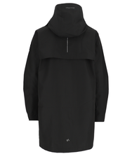 Mode 2L Trench H Sort L Lang 2-lags jakke til herre