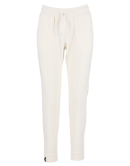 Mode Comfy Sweatpant D Hvit 40 Myk collegebukse til dame