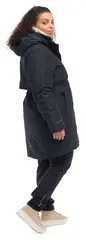 Mode Mia Warm Parkas D Skyggesort 40 Varm parkas til dame