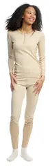 Aurora Aya Ulltopp D Sand 38 Myk longsleeve til dame