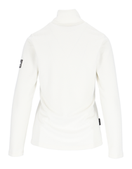 Flåm HZ Fleece D Hvit 38 Lett halfzip fleece til dame