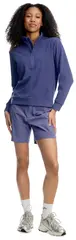 Mode HZ Fleece D Indigo 38 Myk halfzip fleece til dame