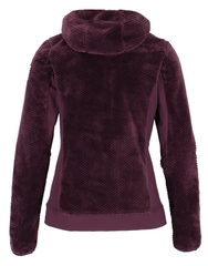 Isbre Air Fleece D Dyp Plomme 38 Sporty fleecejakke til dame