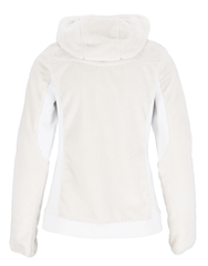 Isbre Air Fleece D Hvit 42 Sporty fleecejakke til dame
