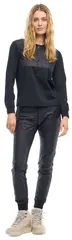 Mode Warm Top D Sort 38 Myk genser til dame