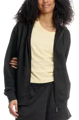 & Zip Hoodie U Sort L Myk og komfortabel hettejakke i unisex