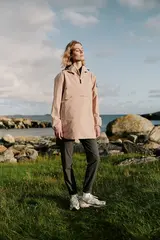 Mode Packable Anorak D Mørk Beige 38 2,5-lags anorakk til dame