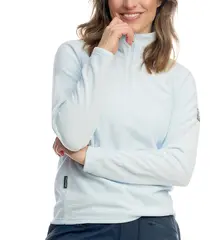 Venture Light Fleece HZ D Isblå 38 Halfzip fleecegenser til dame