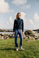 Venture Light Fleece HZ D Marine 38 Halfzip fleecegenser til dame