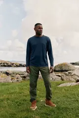 Venture Longsleeve H Marine L Lett turtopp til herre