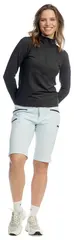 Venture Light Stretch HZ D Sort 38 Lett microfleece halfzip til dame