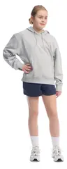 & Hoodie JR Lys Grå 164 Myk hettegenser til junior