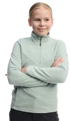 Venture Light Fleece HZ JR Grågrønn 152 Halfzip fleecegenser til junior